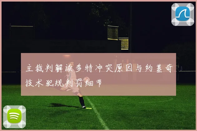 主裁判解读多特冲突原因与约基奇技术犯规判罚细节